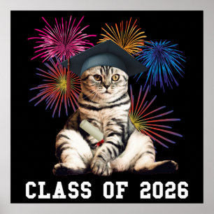 Klasse 2026 Katzenliebhaber Poster