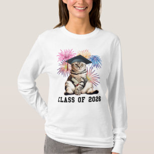 Klasse 2026 Katzenliebhaber T-Shirt