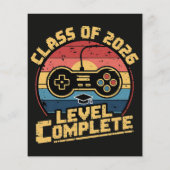 Klasse 2026 Level abgeschlossen Flyer (Hinten)