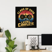 Klasse 2026 Level Abgeschlossen Poster (Heimbüro)