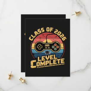 Klasse 2026 Level abgeschlossen Save The Date