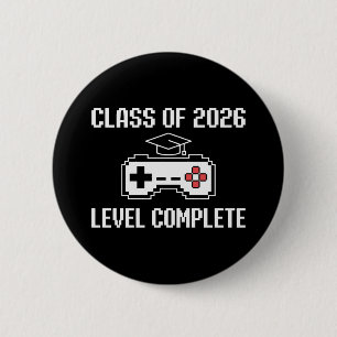 Klasse 2026 Level Complete Gaming Abschluss Button