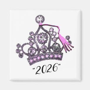 „Klasse 2026“ Prinzessin Tiara Magnet
