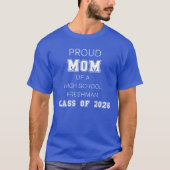 Klasse 2026 Proud-Mama der High School Freshman T-Shirt (Vorderseite)