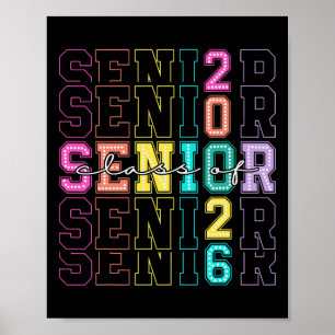Klasse 2026 Senior 2026 Rückkehr zur Schule 2026 A Poster