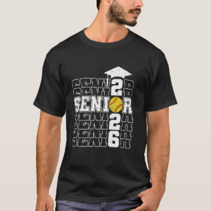 Klasse 2026 Senior 2026 Softball Seniors Abschluss T-Shirt