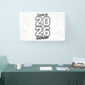 Klasse 2026 Senior 26 Abschluss Absolvent Banner (Messe)