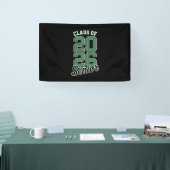 Klasse 2026 Senior Grün Abschluss Absolvent Banner (Messe)