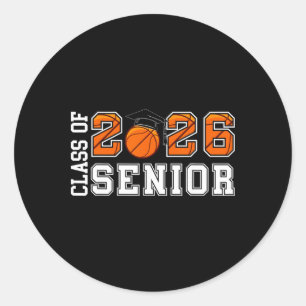 Klasse 2026 Senior Sketll Spieler Sketll Senior  Runder Aufkleber