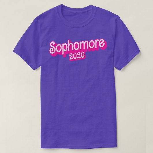 Klasse 2026 Sophomore Geschenke Funny Sophomore 20 T-Shirt (Design vorne)