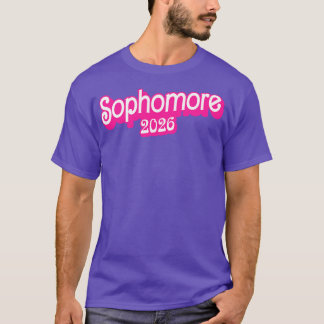Klasse 2026 Sophomore Geschenke Funny Sophomore 20 T-Shirt