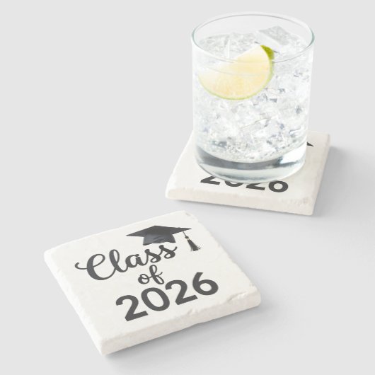 Klasse 2026 steinuntersetzer (Seitenansicht)