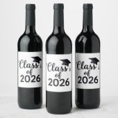 Klasse 2026 weinetikett (Flaschen)