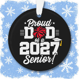 Klasse 2027 Abiturienten-Abschiedslied Stolz Papa Ornament