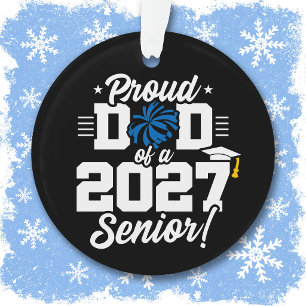 Klasse 2027 Abiturienten-Abschiedslied Stolz Papa Ornament