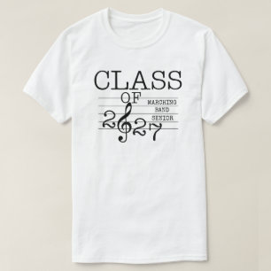 Klasse 2027 Marching Band Abiturient T-Shirt