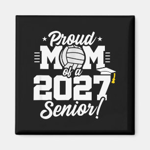 Klasse 2027 Schul-Volleyball-Kunstwerk Magnet