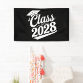 Klasse 2028 Abschluss für den Abschluss eines Schu Banner (Insitu)