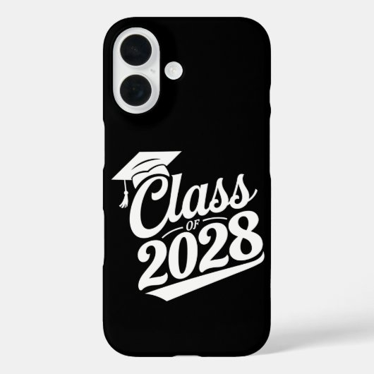 Klasse 2028 Abschluss für den Abschluss eines Schu Case-Mate iPhone Hülle (Rückseite)