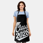 Klasse 2028 Abschluss für den Abschluss eines Schu Schürze (Getragen)