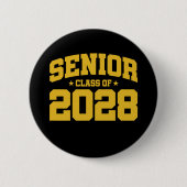 Klasse 2028 Abschluss in der Hochschule Senior 202 Button (Vorderseite)