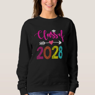 Klasse 2028 Abschluss vor dem Abschluss des Vorsch Sweatshirt