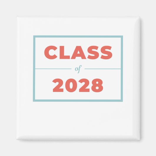 Klasse 2028 magnet (Vorne)