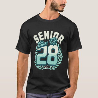 Klasse 2028 Senior Abschluss Senior Class of 20 T-Shirt