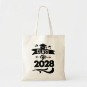 Klasse 2028 TShirt Senior 2028 Abschluss Tragetasche (Vorne)
