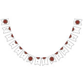 Klasse 2029! Mandala in rot Wimpelkette (Alle)