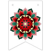 Klasse 2029! Mandala in rot Wimpelkette (Erste Fahne)