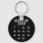 Klasse 2029 mit Abschluss 5. Klasse wachsen Schlüsselanhänger (Vorderseite)