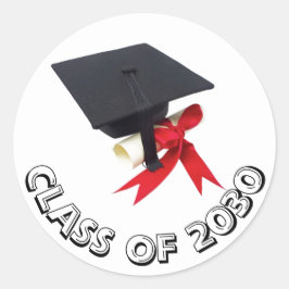 Klasse 2030 Höchst- und Diplomaufkleber von Janz Runder Aufkleber