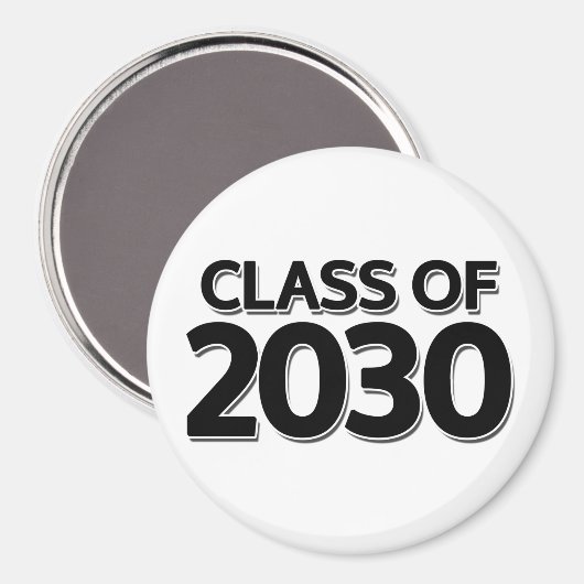 Klasse 2030 magnet (Vorderseite/Rückseite)