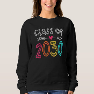 Klasse 2030 Wachse Mit Mir Abschluss Erster Tag Vo Sweatshirt