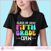 Klasse 2032 Fünfte Crew zurück zur Schule T-Shirt