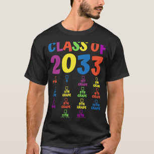 Klasse 2033 Grad vor K mit Handprint P T-Shirt