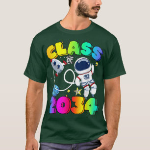 Klasse 2034 Astronaut wächst mit meinem Kindergart T-Shirt