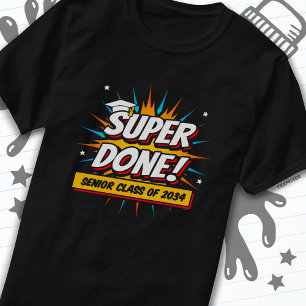 Klasse 2034 Graduate Super Comic Senior 2034 T-Shirt