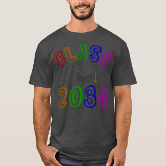 KLASSE 2034 Künftiges Abschluss-Jahr Kindergarten  T-Shirt