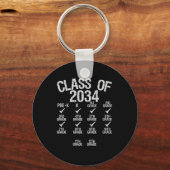 Klasse 2034 mit Abschluss 6. Klasse Schlüsselanhänger (Vorderseite)