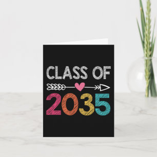 Klasse 2035 Abschluss im Vorschulalter vor dem Abs Karte