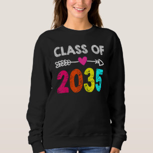 Klasse 2035 Kindergarten vor K wachsen mit mir Gra Sweatshirt