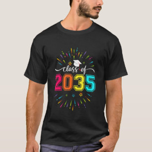 Klasse 2035 Kindergarten vor K wachsen mit mir Gra T-Shirt