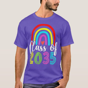 Klasse 2035 Kindergarten vor K wachsen mit mir Gra T-Shirt