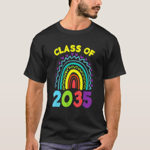 Klasse 2035 Kindergarten vor K wächst mit Regen T-Shirt