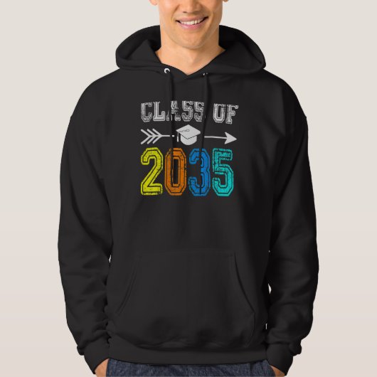 Klasse 2035 Kindergartenstudium mit m Hoodie (Vorderseite)