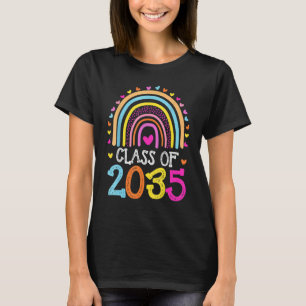 Klasse 2035 Rainbow Pre-K Kindergarten Graduation T-Shirt