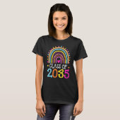 Klasse 2035 Rainbow Pre-K Kindergarten Graduation T-Shirt (Vorne ganz)