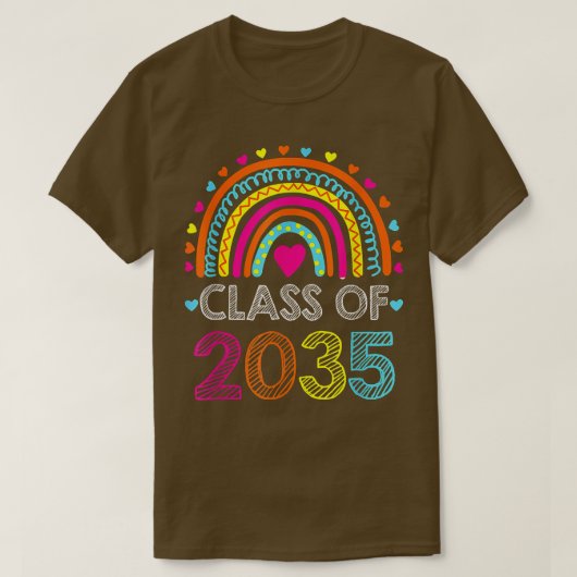 Klasse 2035 vor dem Abschluss der Vorschule für Ho T-Shirt (Design vorne)